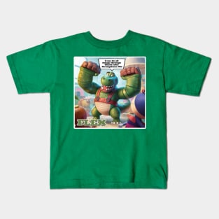 Flex - The Oversized Armed Dinosaur from Joy Story Kids T-Shirt